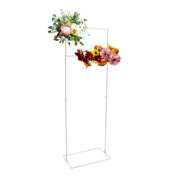 YXSUN 20.87x12.6x61.02in Wedding Arch Stand with Bases,Easy Assembly
